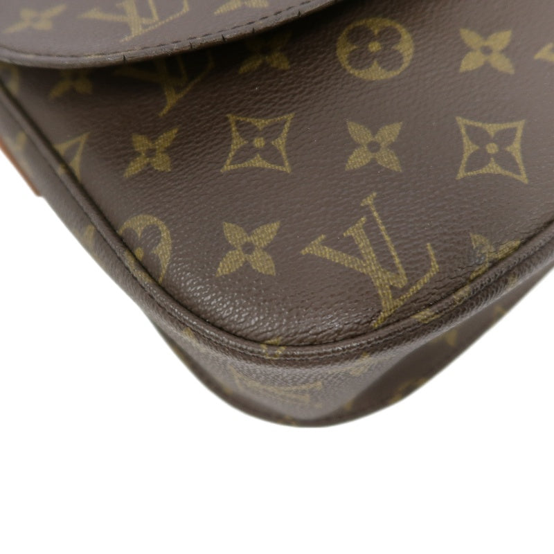 LOUIS VUITTON Monogram Saint Cloud GM Shoulder Bag PVC Brown