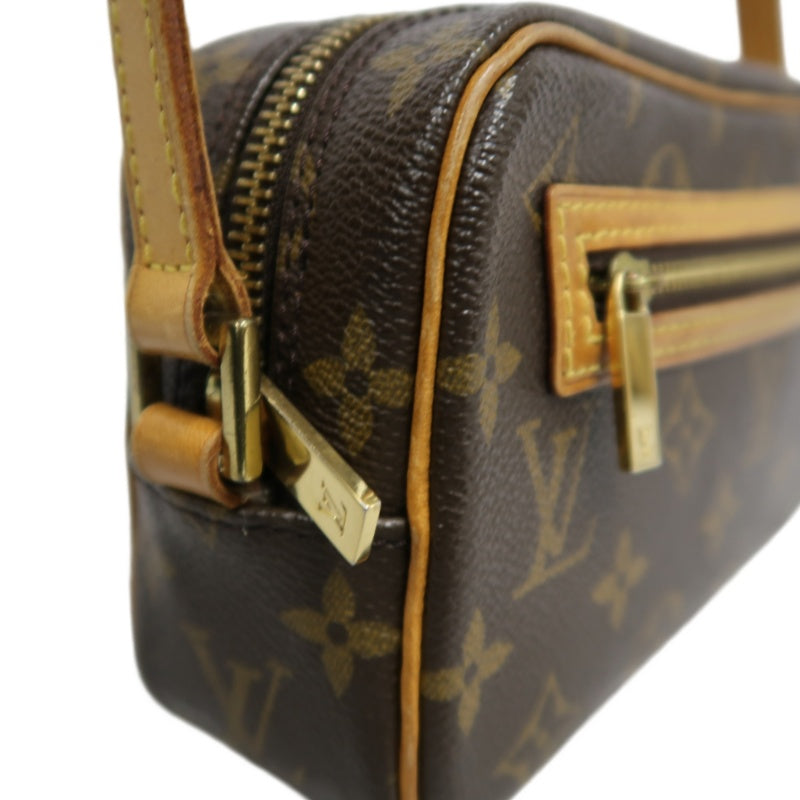 LOUIS VUITTON Pochette Cite Monogram Canvas Shoulder Bag Brown
