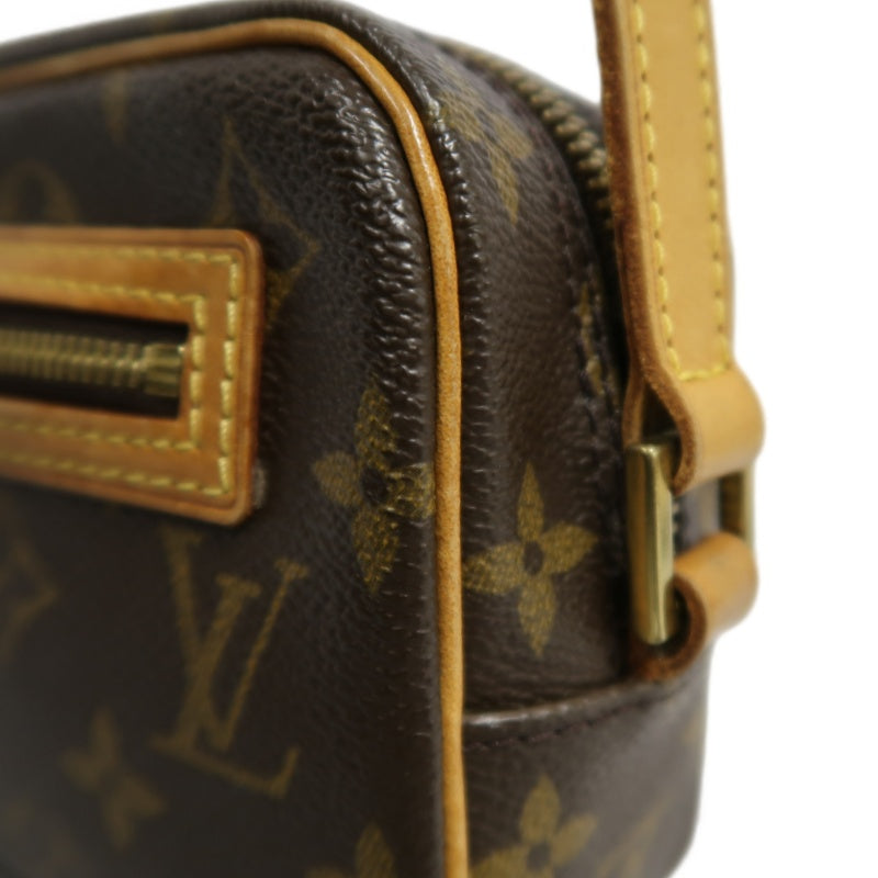 LOUIS VUITTON Pochette Cite Monogram Canvas Shoulder Bag Brown