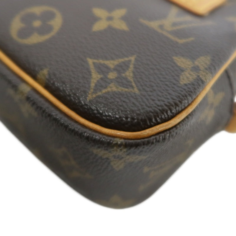 LOUIS VUITTON Pochette Cite Monogram Canvas Shoulder Bag Brown