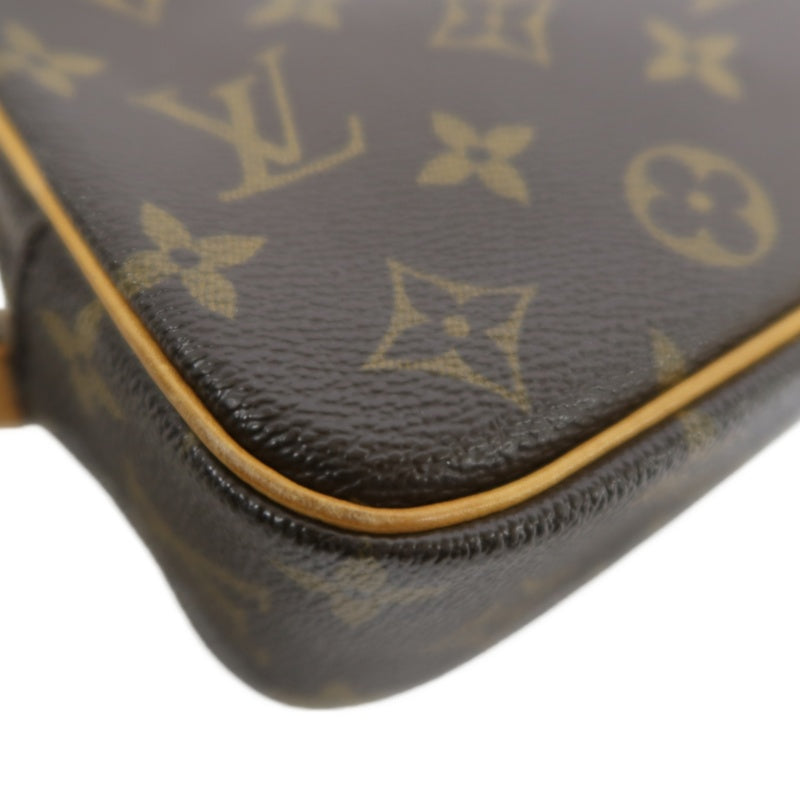 LOUIS VUITTON Pochette Cite Monogram Canvas Shoulder Bag Brown