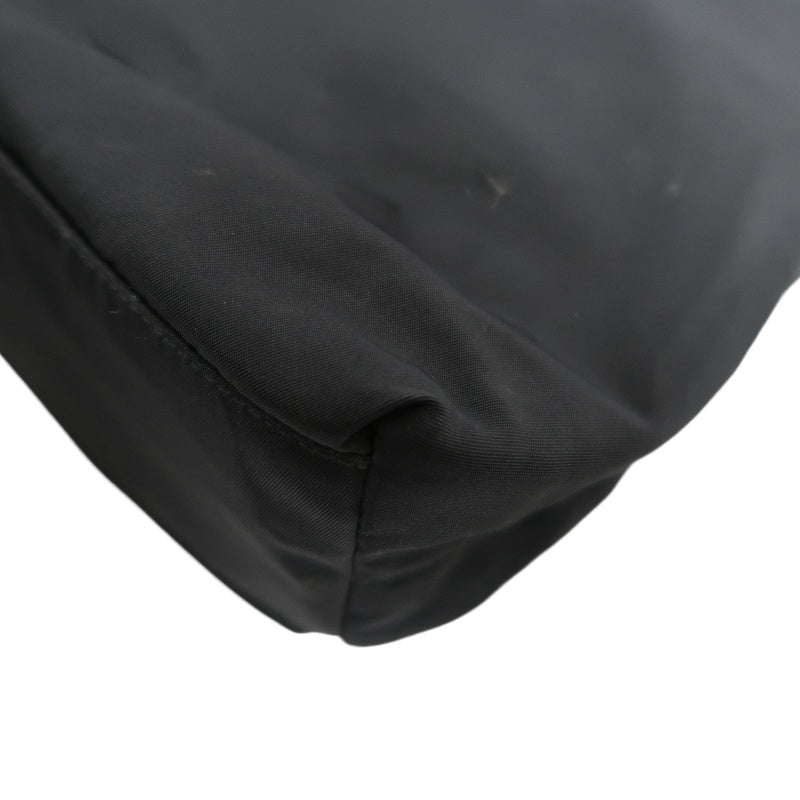 PRADA Black Nylon Tote Shoulder Bag