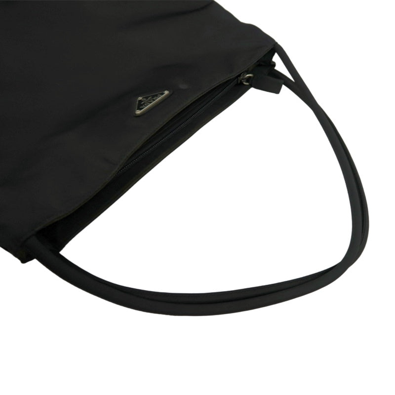 PRADA Black Nylon Tote Shoulder Bag