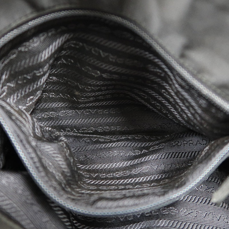 PRADA Black Nylon Tote Shoulder Bag