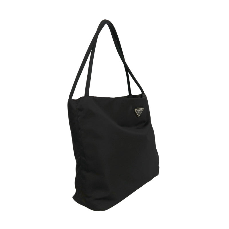 PRADA Black Nylon Tote Shoulder Bag