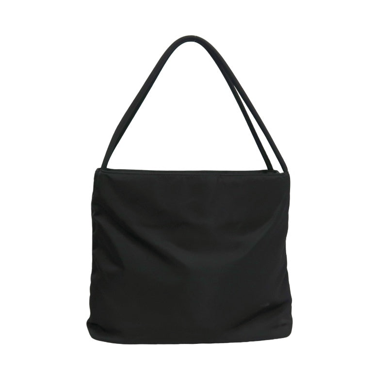 PRADA Black Nylon Tote Shoulder Bag