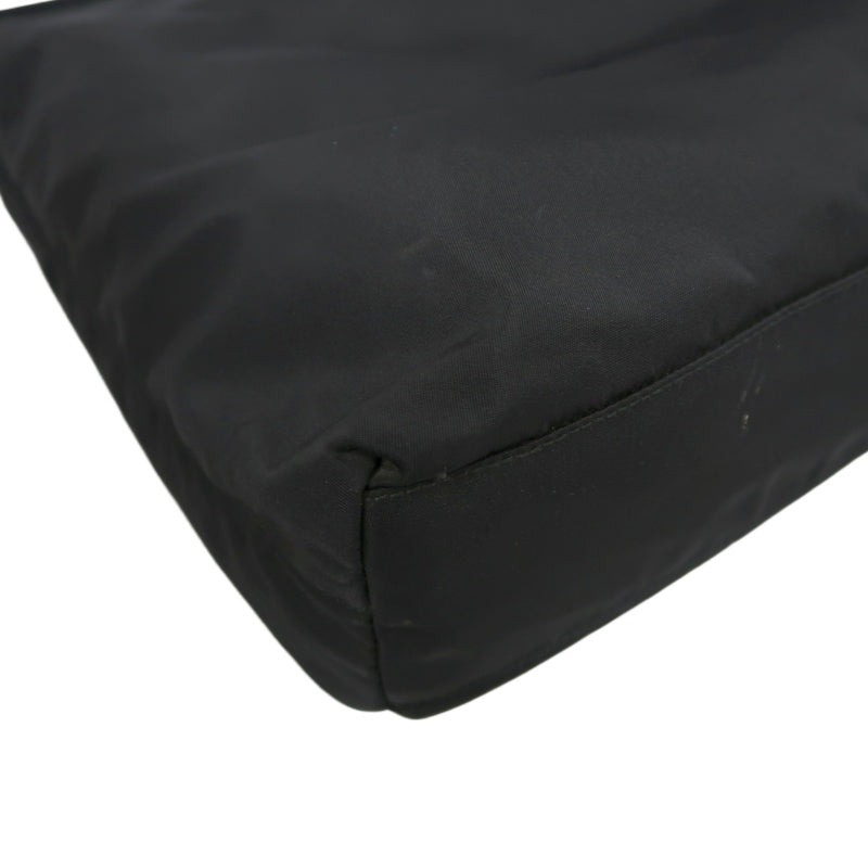 PRADA Black Nylon Tote Shoulder Bag