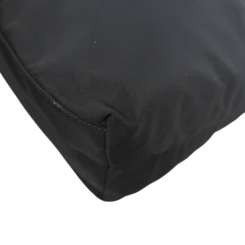 PRADA Black Nylon Tote Shoulder Bag