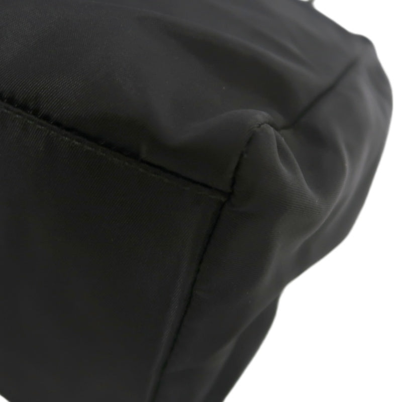 PRADA Tote Bag, Black Nylon Shoulder Bag