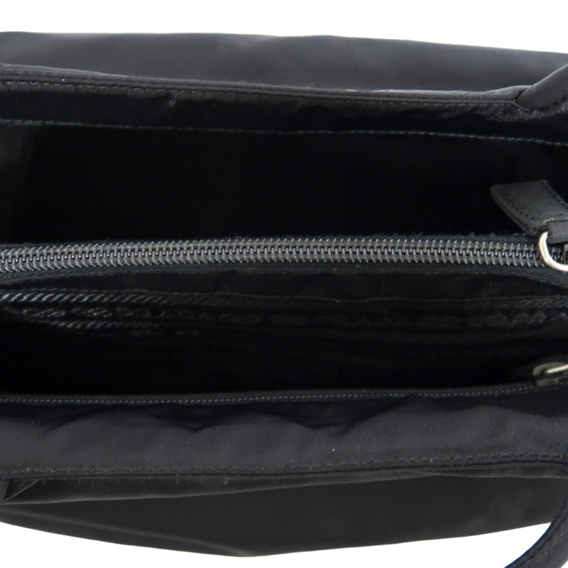 PRADA Tote Bag, Black Nylon Shoulder Bag
