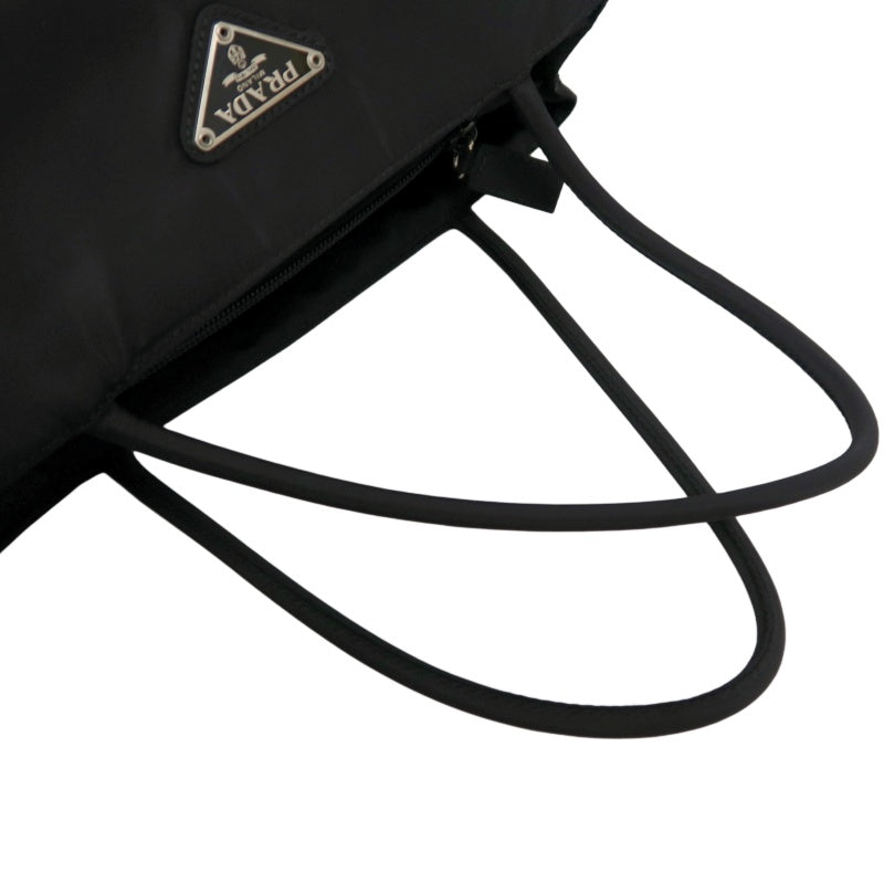 PRADA Tote Bag, Black Nylon Shoulder Bag