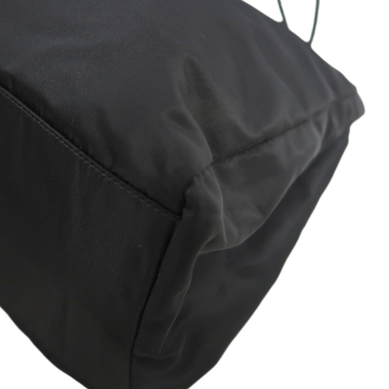 PRADA Tote Bag, Black Nylon Shoulder Bag