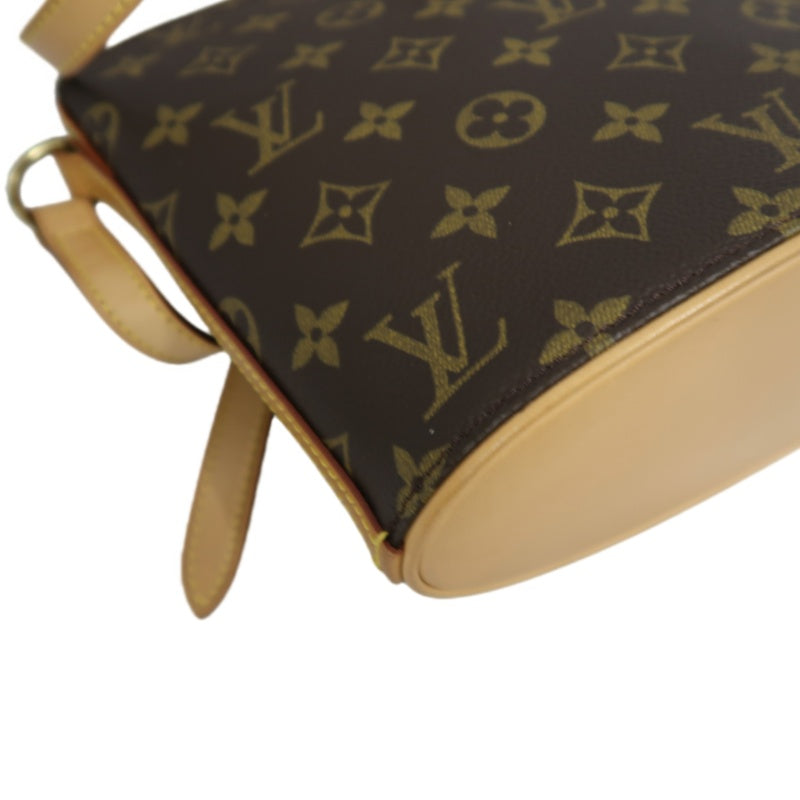 LOUIS VUITTON Drouot Monogram Canvas Shoulder Bag Brown Crossbody Bag