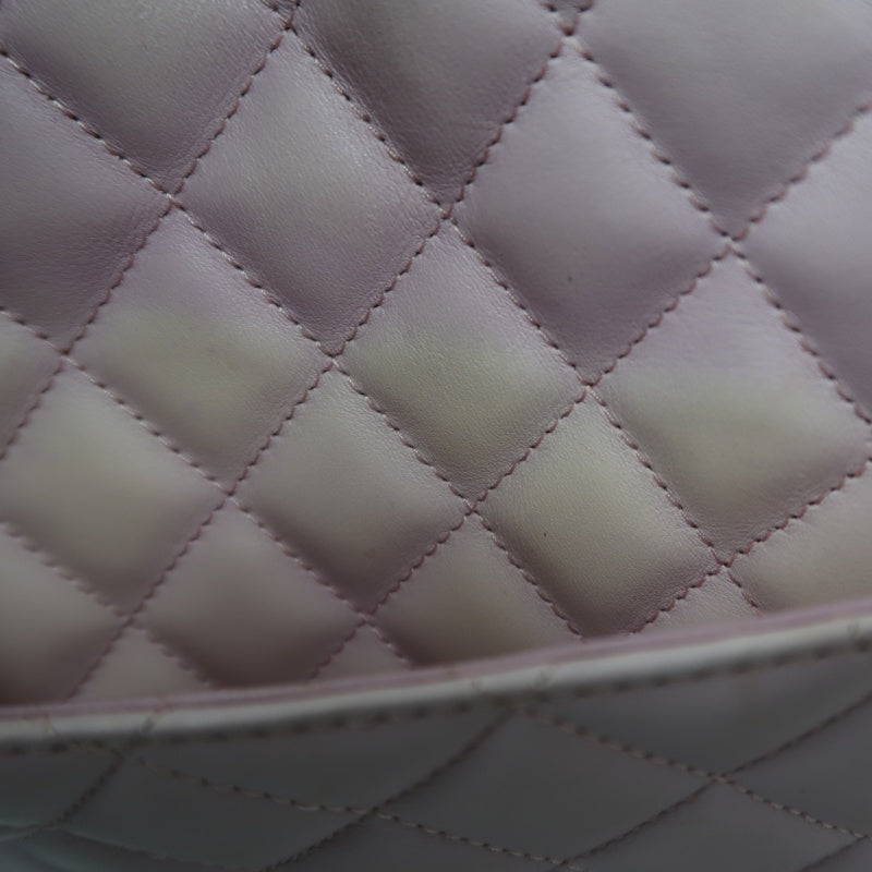 CHANEL Cambon Quilted Tote Bag Calfskin Pink