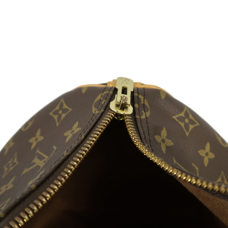LOUIS VUITTON Monogram Keepall 50 Bandoulière Boston Bag Pvc Brown With Shoulder Strap, Name Tag And Lock
