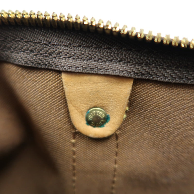 LOUIS VUITTON Monogram Keepall 50 Bandoulière Boston Bag Pvc Brown With Shoulder Strap, Name Tag And Lock