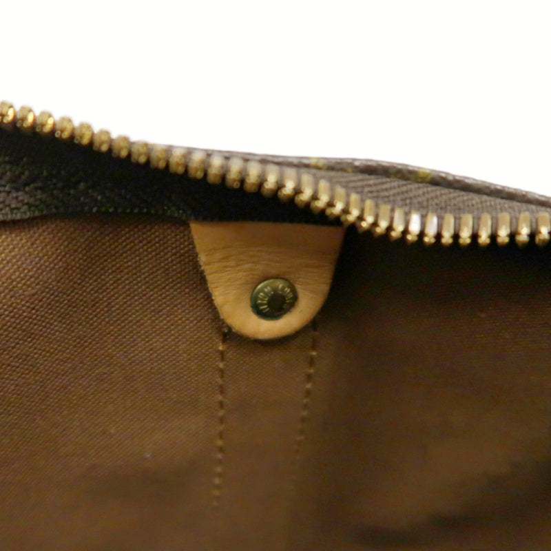 LOUIS VUITTON Monogram Keepall 50 Bandoulière Boston Bag Pvc Brown With Shoulder Strap, Name Tag And Lock