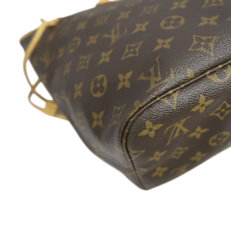 LOUIS VUITTON Neverfull MM Monogram Canvas Tote Bag Brown Shoulder Bag