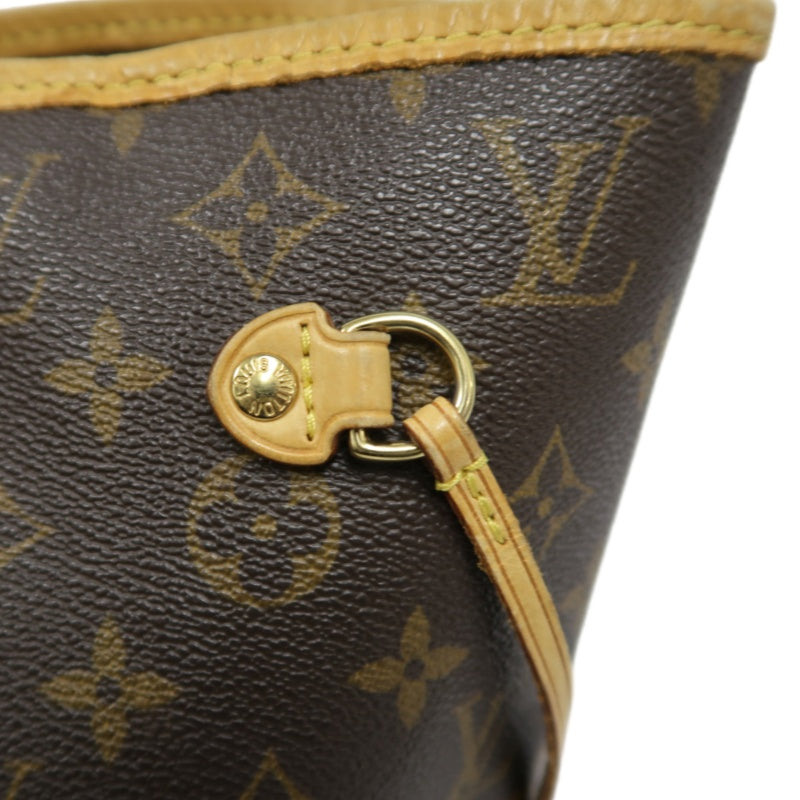 LOUIS VUITTON Neverfull MM Monogram Canvas Tote Bag Brown Shoulder Bag