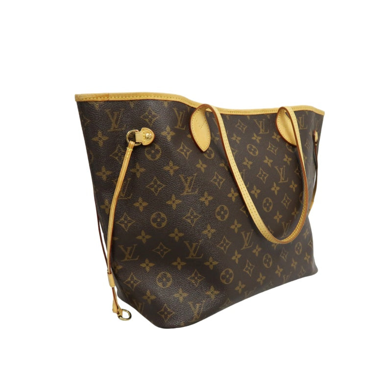 LOUIS VUITTON Neverfull MM Monogram Canvas Tote Bag Brown Shoulder Bag