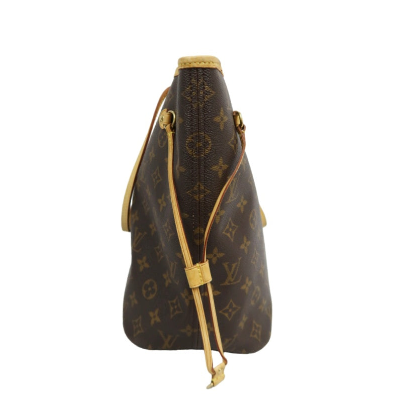 LOUIS VUITTON Neverfull MM Monogram Canvas Tote Bag Brown Shoulder Bag