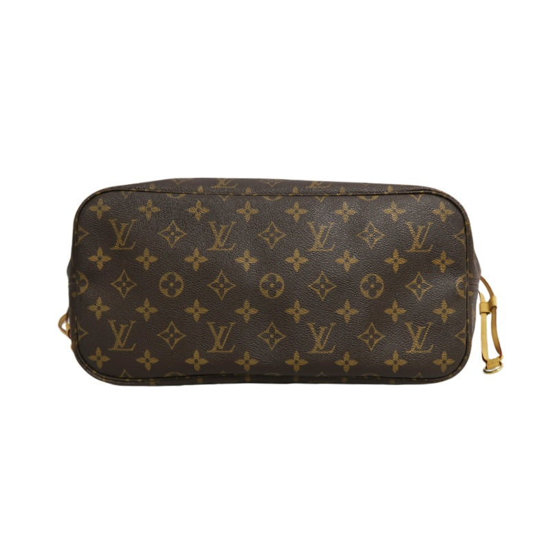 LOUIS VUITTON Neverfull MM Monogram Canvas Tote Bag Brown Shoulder Bag
