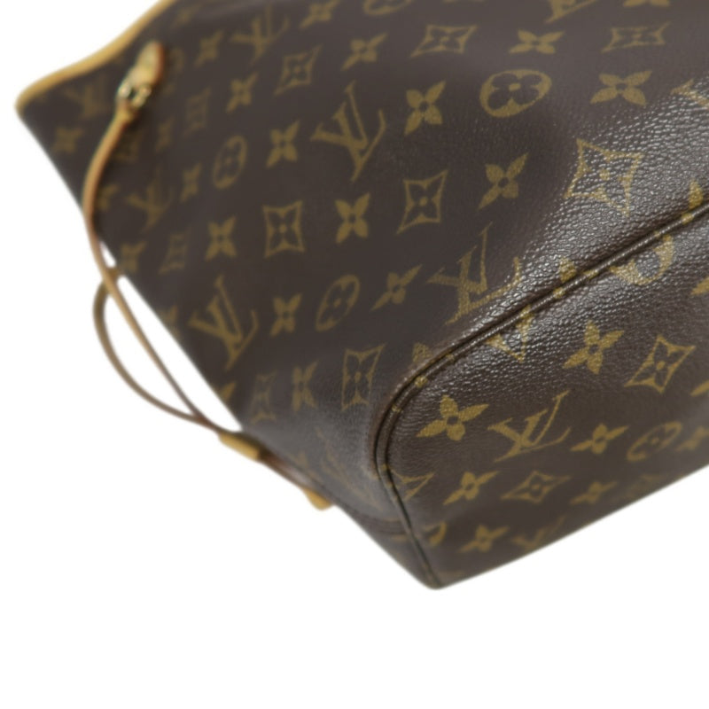 LOUIS VUITTON Neverfull MM Monogram Canvas Tote Bag Brown Shoulder Bag