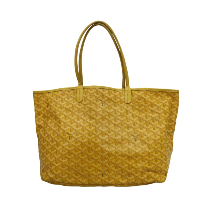 GOYARD Saint Louis GM Tote Bag Pvc Yellow With Pouch