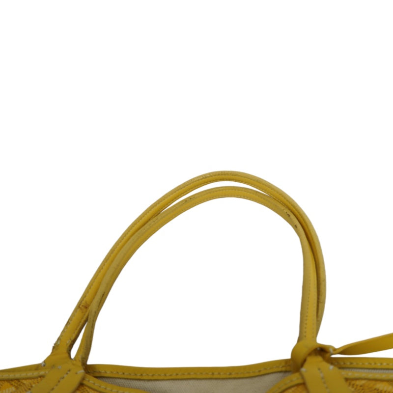 GOYARD Saint Louis GM Tote Bag Pvc Yellow With Pouch
