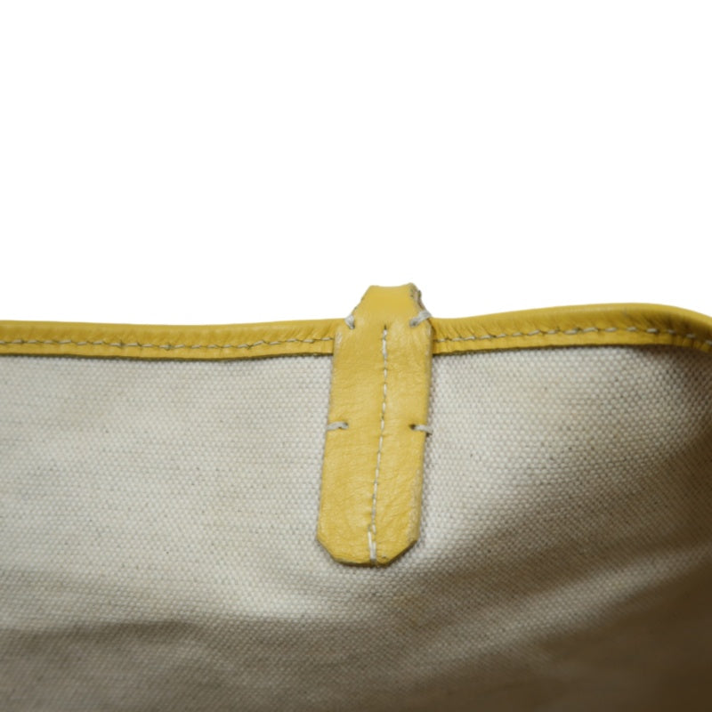 GOYARD Saint Louis GM Tote Bag Pvc Yellow With Pouch