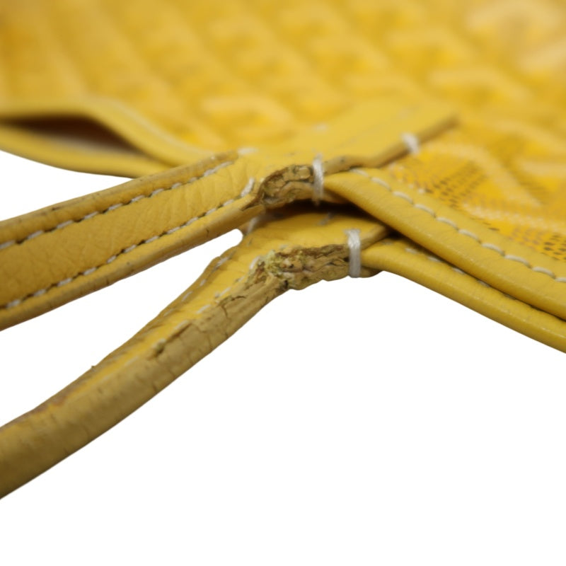 GOYARD Saint Louis GM Tote Bag Pvc Yellow With Pouch