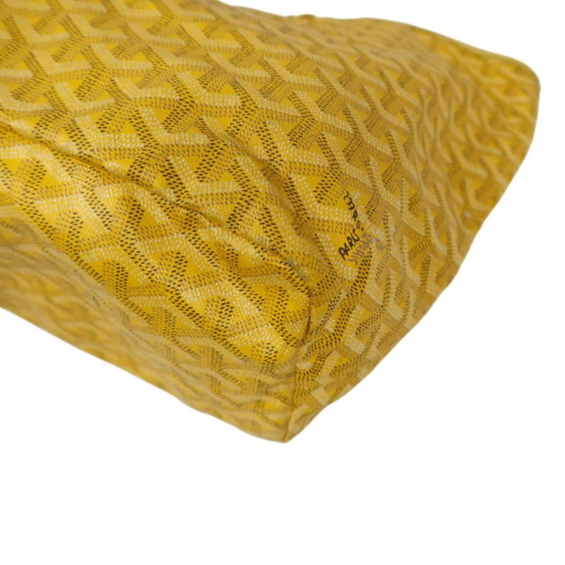 GOYARD Saint Louis GM Tote Bag Pvc Yellow With Pouch
