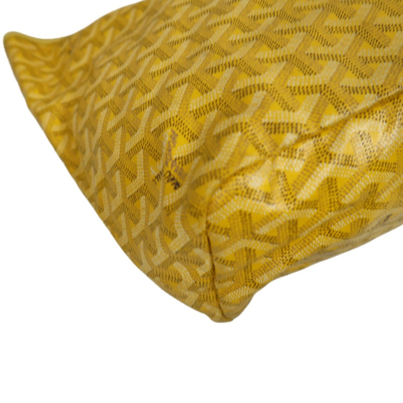 GOYARD Saint Louis GM Tote Bag Pvc Yellow With Pouch