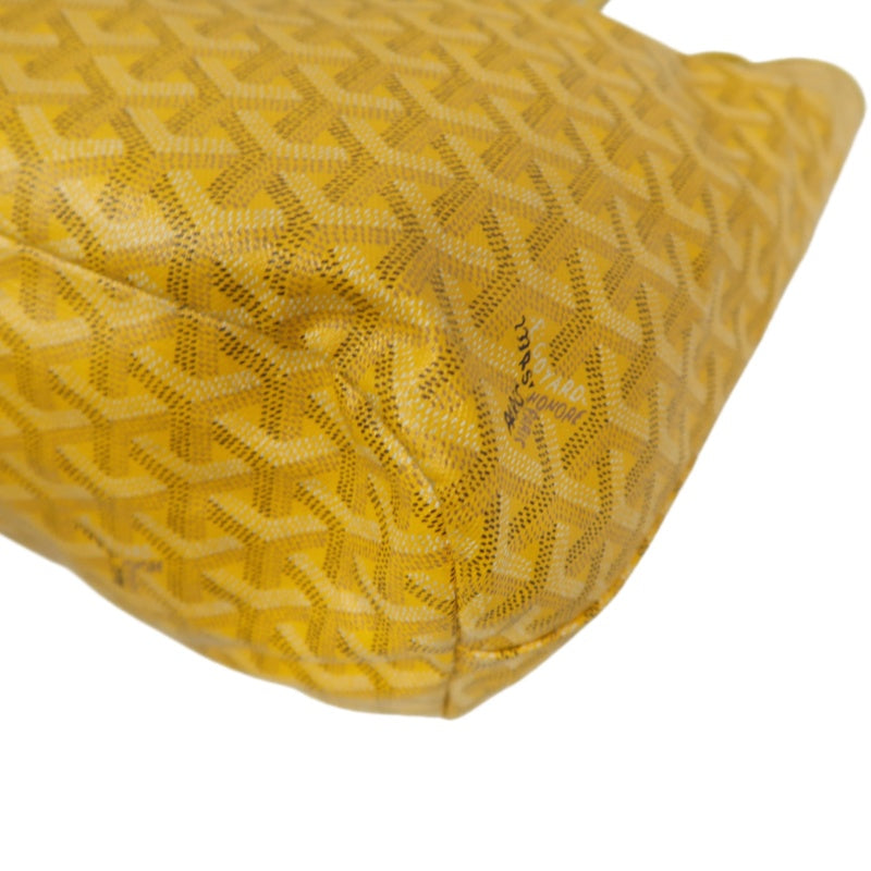 GOYARD Saint Louis GM Tote Bag Pvc Yellow With Pouch