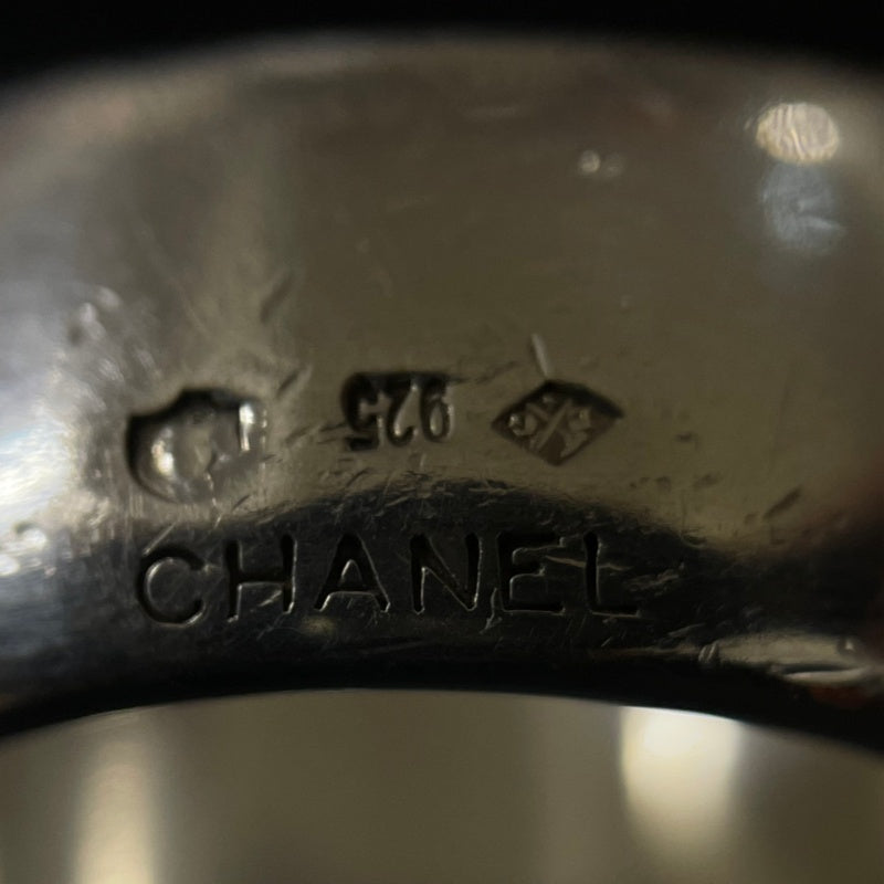 Chanel Logo 925 Silver Ring