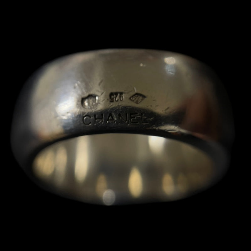 Chanel Logo 925 Silver Ring
