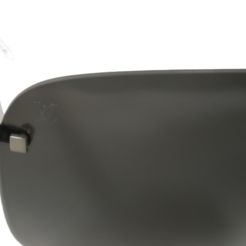 LOUISVUITTON LV Damier Attraction Silver Hardware Gradient Rimless Resin Sunglasses, 、, Comes With Original Dust Bag