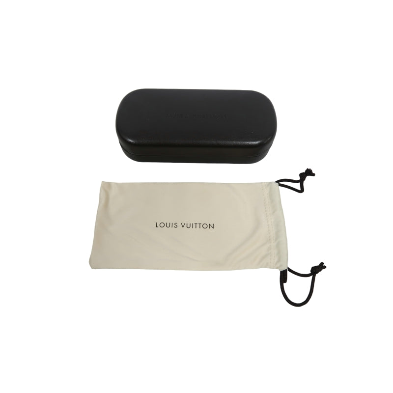 LOUISVUITTON LV Damier Attraction Silver Hardware Gradient Rimless Resin Sunglasses, 、, Comes With Original Dust Bag