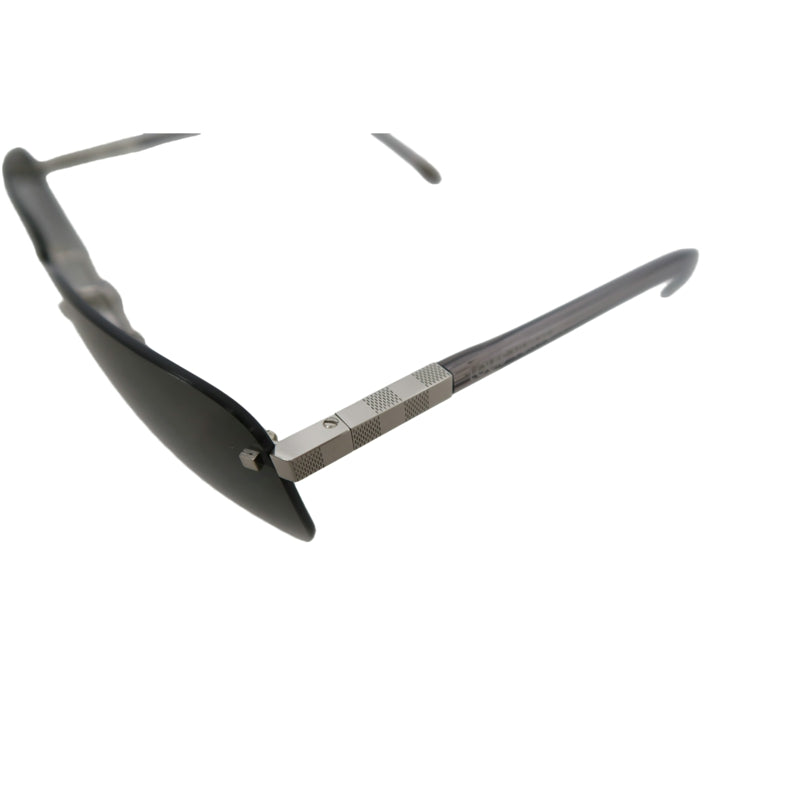 LOUISVUITTON LV Damier Attraction Silver Hardware Gradient Rimless Resin Sunglasses, 、, Comes With Original Dust Bag