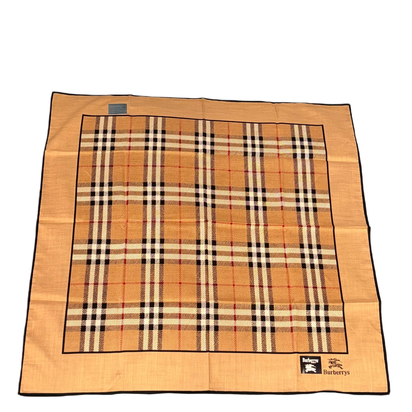 BURBERRY Vintage Check Silk Scarf Beige