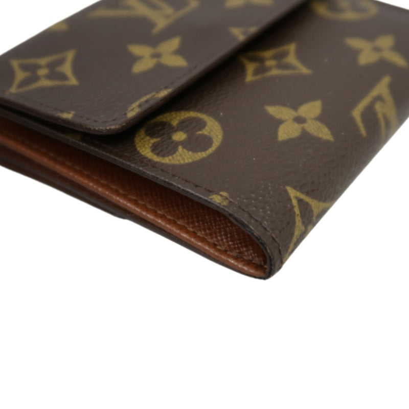 LOUIS VUITTON Monogram Portefeuille Victorine Trifold Short Wallet Pvc Brown