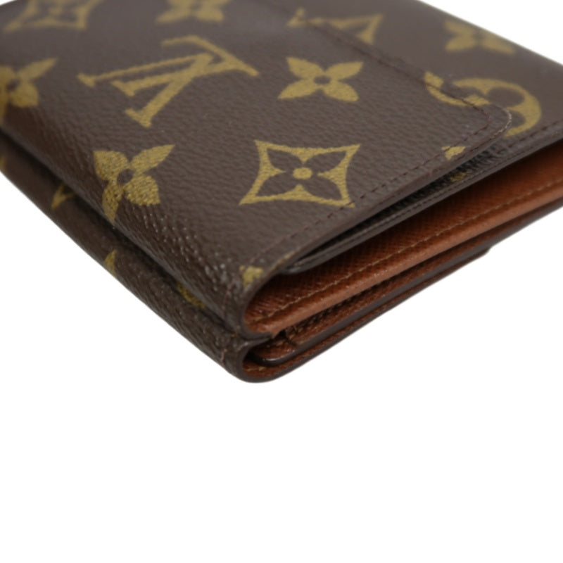 LOUIS VUITTON Monogram Portefeuille Victorine Trifold Short Wallet Pvc Brown