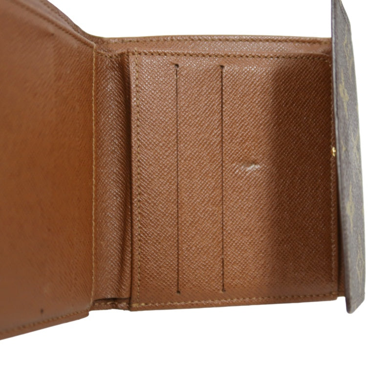 LOUIS VUITTON Monogram Portefeuille Victorine Trifold Short Wallet Pvc Brown