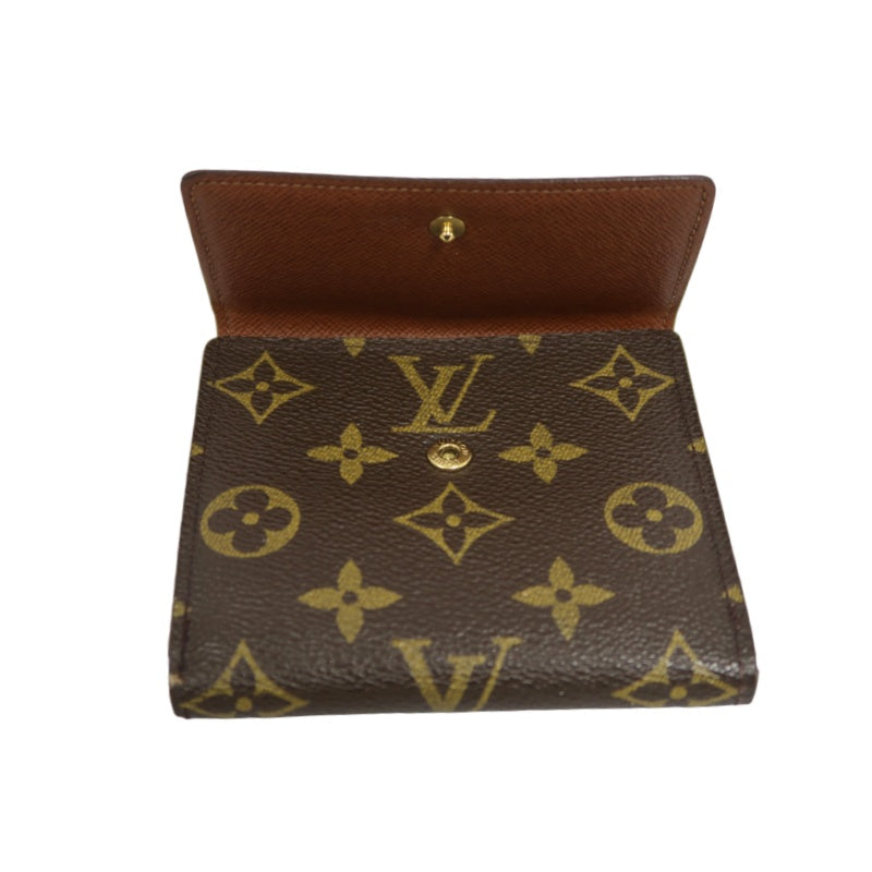 LOUIS VUITTON Monogram Portefeuille Victorine Trifold Short Wallet Pvc Brown