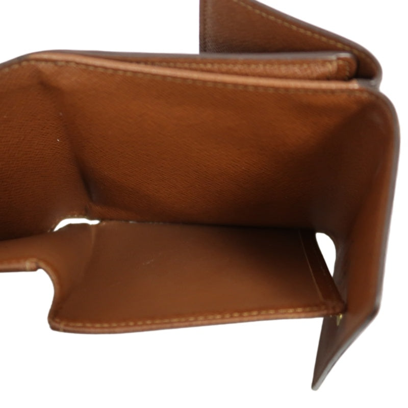 LOUIS VUITTON Monogram Portefeuille Victorine Trifold Short Wallet Pvc Brown