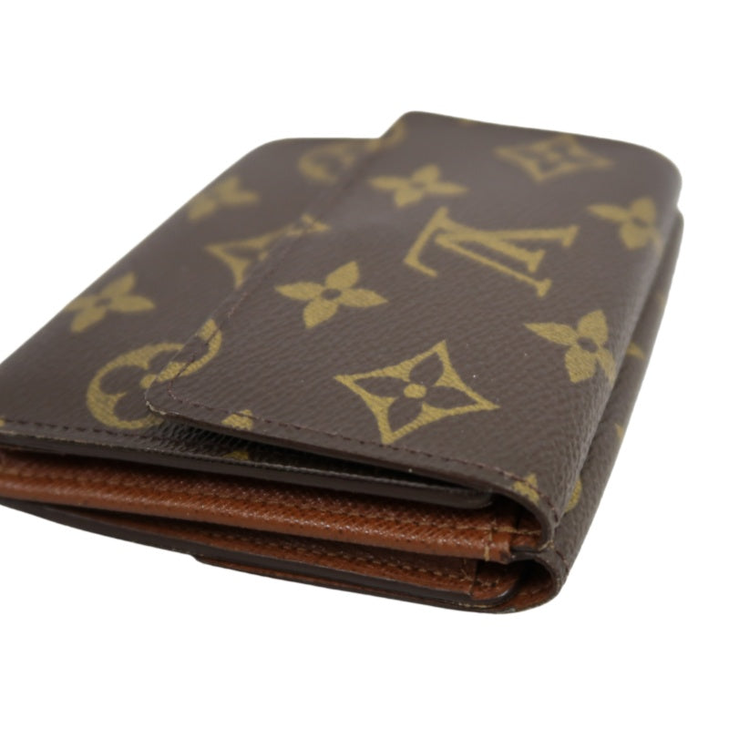 LOUIS VUITTON Monogram Portefeuille Victorine Trifold Short Wallet Pvc Brown