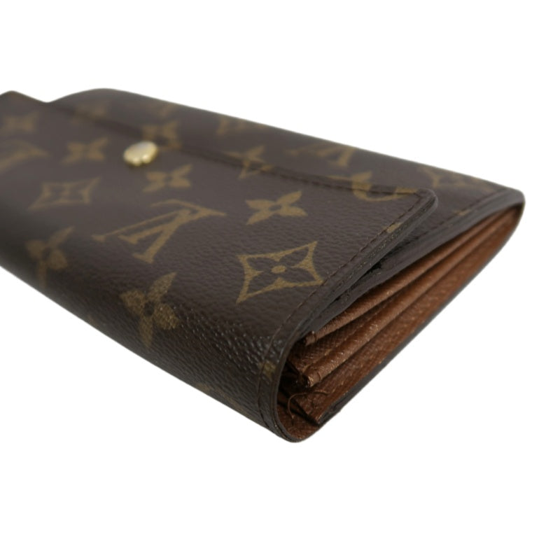 LOUIS VUITTON Monogram Portefeuille Sarah Long Wallet Pvc Brown