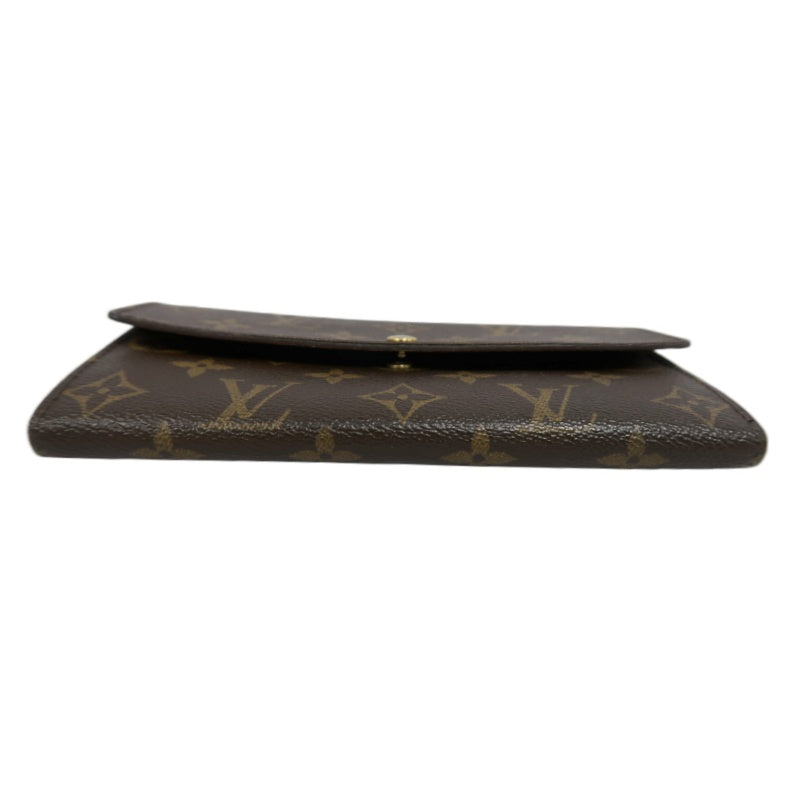 LOUIS VUITTON Monogram Portefeuille Sarah Long Wallet Pvc Brown