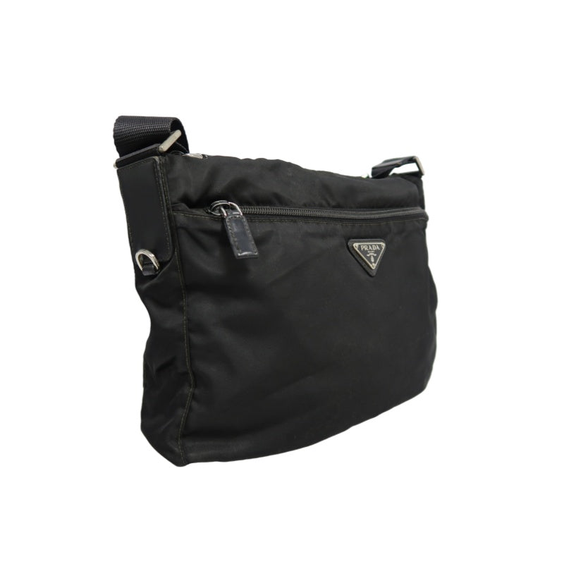 PRADA Black Nylon Crossbody Bag