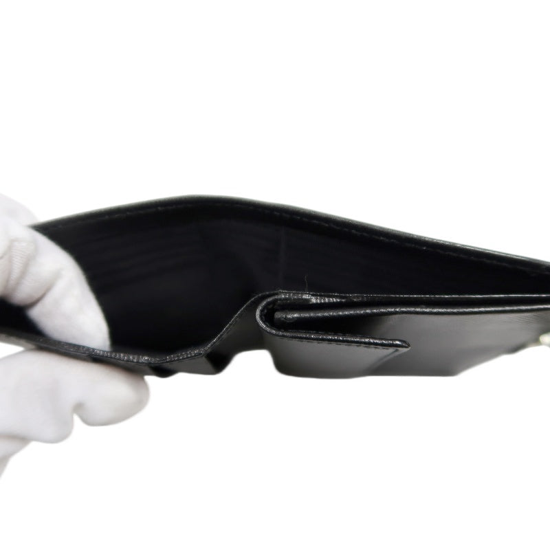 PRADA Wallet, Black, Silver Hardware, With Original Box and Guarantee Card